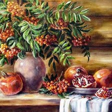 Схема вышивки «Два вкуса красного»