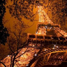 Схема вышивки «Серия "Париж" Эйфелева башня»