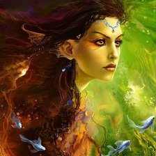 Схема вышивки «underwatter»