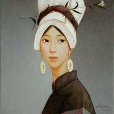 Схема вышивки «girl»