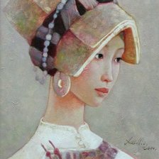 Схема вышивки «girl»