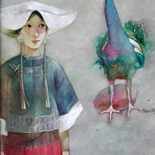 Схема вышивки «girl»