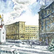 Схема вышивки «Новосибирск»