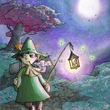 Схема вышивки «снусмумрик»