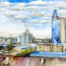 Схема вышивки «Новосибирск»