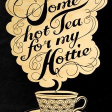 Схема вышивки «чай»