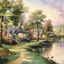 Схема вышивки «природа»