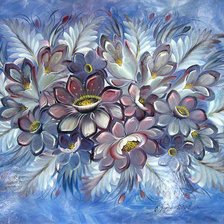 Схема вышивки «цветочная композиция»