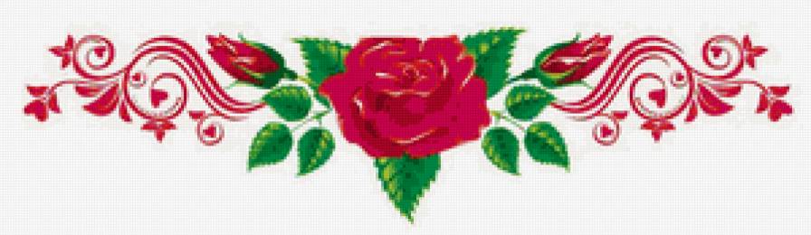Розы для скатерти - розы, векторная графика, для скатерти, цветы, цветочный узор - предпросмотр