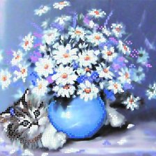 Схема вышивки «Киса»