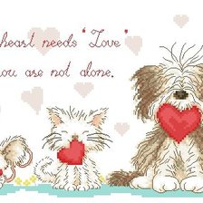 Схема вышивки «Друзья»