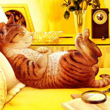 Схема вышивки «Котёнок»