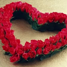 Схема вышивки «сердце»