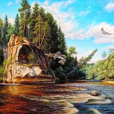 Схема вышивки «Красота природы»