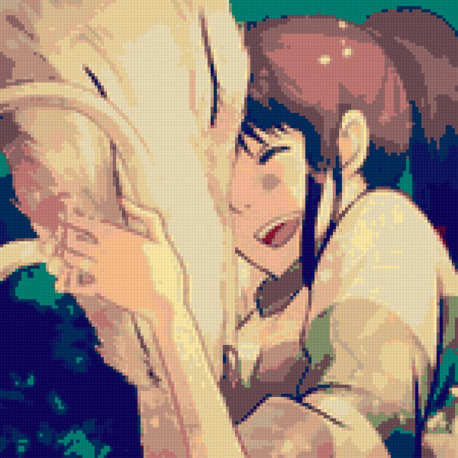 унесенные призраками - дракон, любовь, девочка, аниме - предпросмотр