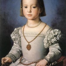 Бронзино Анжело.Биа Медичи.