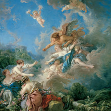 Схема вышивки «Буше Франсуа.Борей похищает Орейфию.»