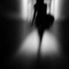 Схема вышивки «силуэт»