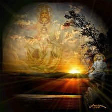 Схема вышивки «svataya troica»