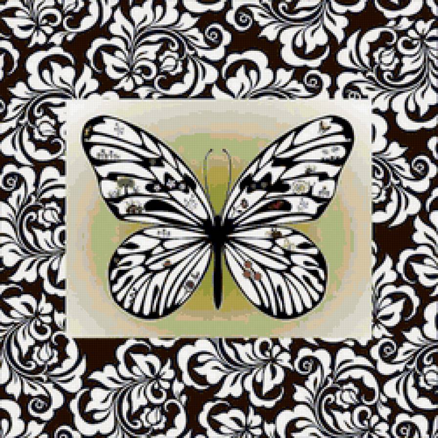 для подушки - бабочка - предпросмотр