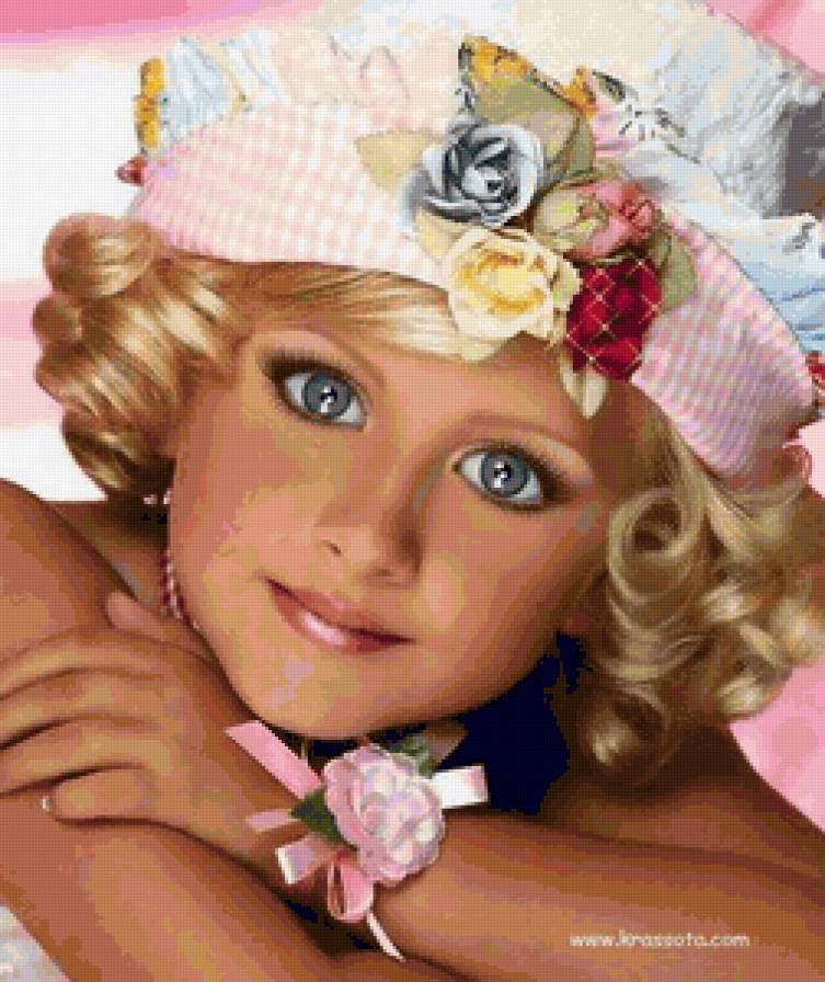 Девушка - шляпка, девушка - предпросмотр