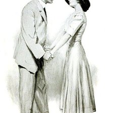 Схема вышивки «Серия "Двое"»