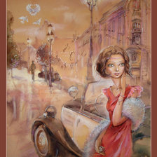 Схема вышивки «Ретро»