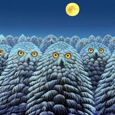 Схема вышивки «Дремучий лес-сказка»