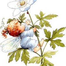 Схема вышивки «Ангелочек»