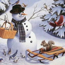 Схема вышивки «Лесные лакомки»