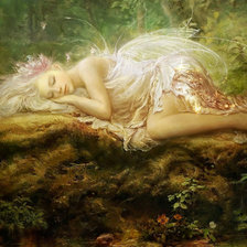 Схема вышивки «фея»