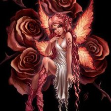 Схема вышивки «фея»