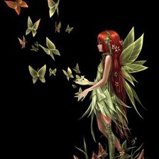 Схема вышивки «фея»