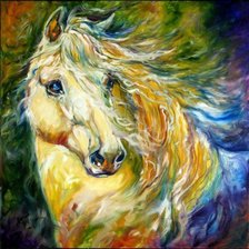 Схема вышивки «лошадка.»