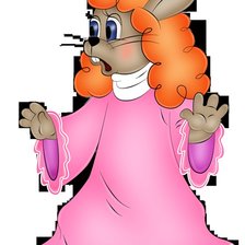 Схема вышивки «зайка»