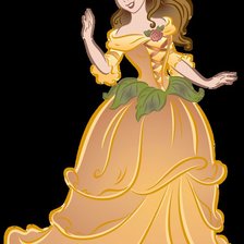 Схема вышивки «принцесса»