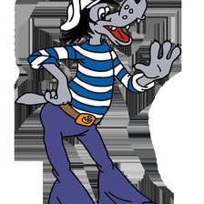 Схема вышивки «волк»