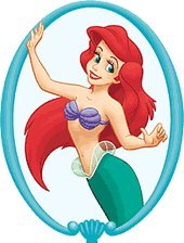 Схема вышивки «русалочка Ариель»