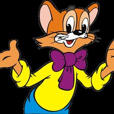 Схема вышивки «кот Леопольд»