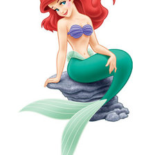Схема вышивки «русалочка Ариель»
