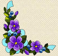 Схема вышивки «уголок»