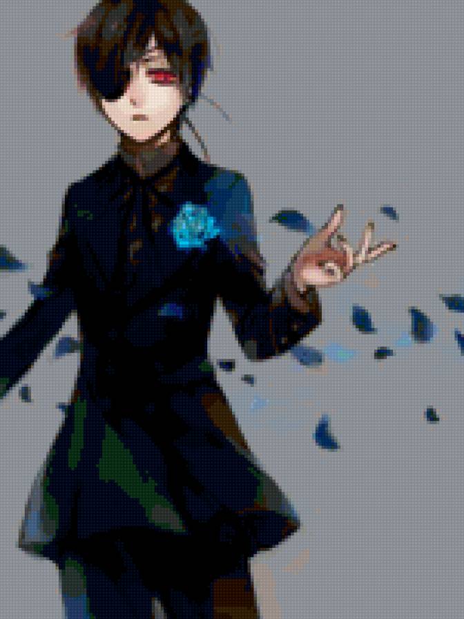 Сиэль Фантомхайв - темный дворецкий, black butler, аниме, сиэль фантомхайв, демон - предпросмотр