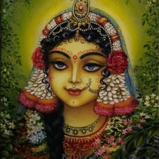 Схема вышивки «Шримати Радхарани»