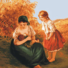 Схема вышивки «материнство№2»