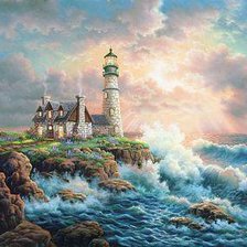 Схема вышивки «маяк»