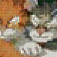 Предпросмотр схемы вышивки «кошачья любовь№2» (№155560)