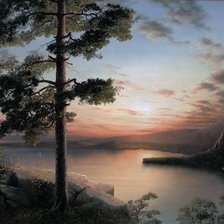 Схема вышивки «evening»