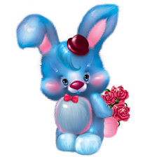 Схема вышивки «Зайка»