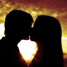 Схема вышивки «поцелуй на закате»