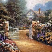 Схема вышивки «Калитка»